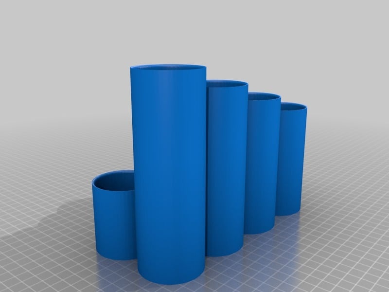 Miniatura 2 do modelo 3D Small Organizer for Zip Ties