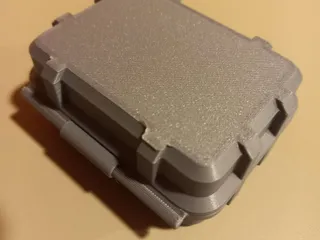 Tiny Rugged Box/Case (NO SCREWS) by Markus, Download free STL model