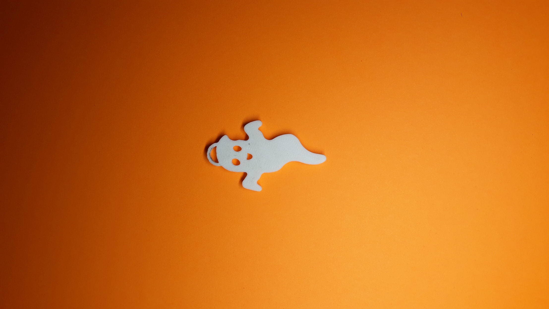 Friendly ghost keychain by design lab 3d download free stl model