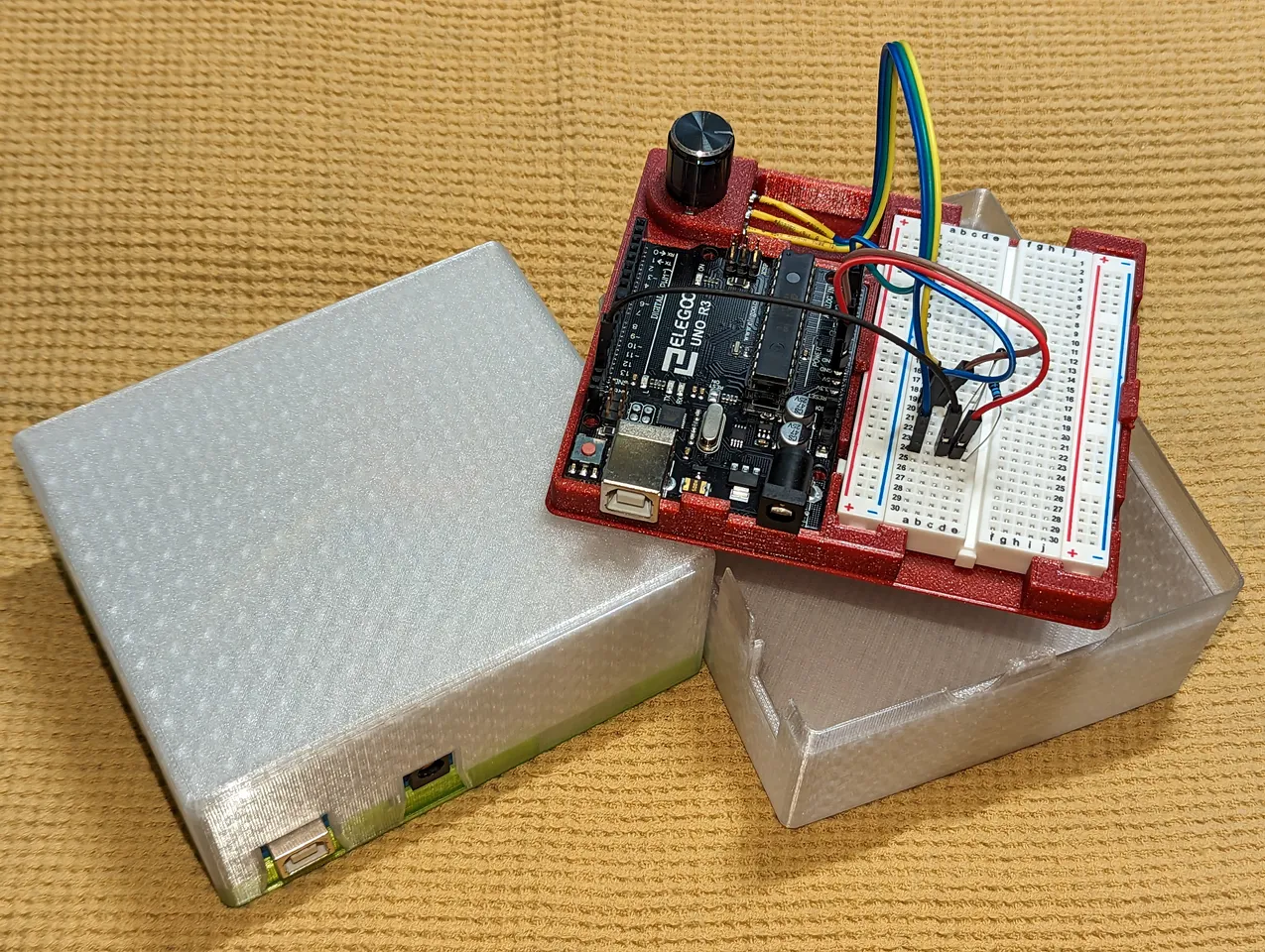 Arduino Uno Breadboard Potentiometer Mount V2 by GBear | Download free ...