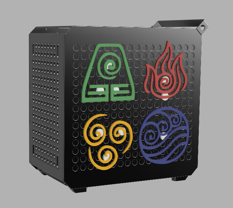 Avatar Symbol Decoration - Cooler Master QUBE 500