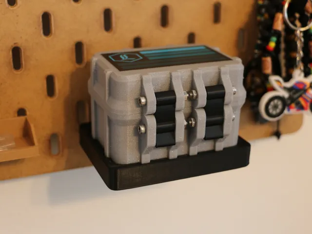 Skadis shelf for GoPro Hero 8 with Silicone Case Rugged Box