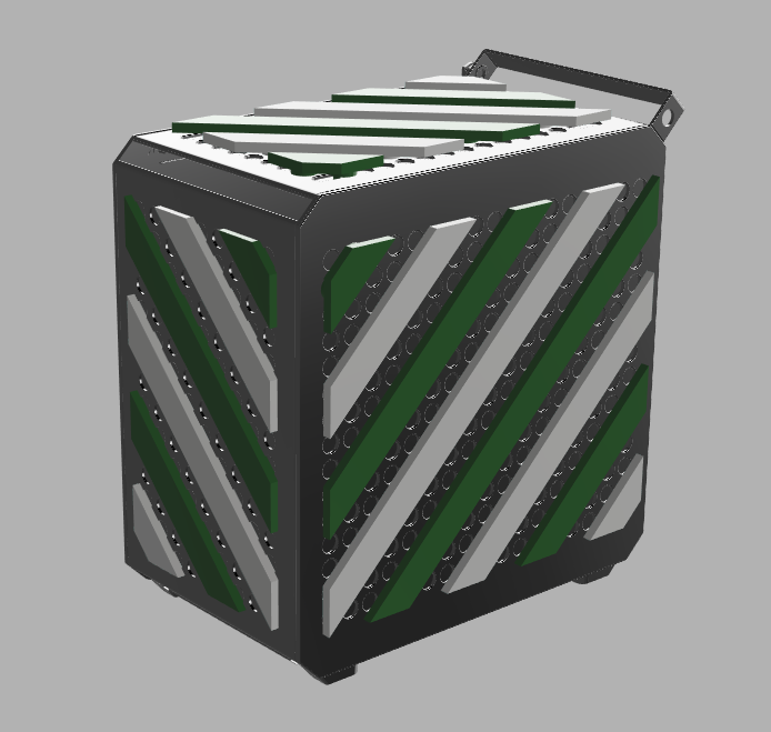 Cooler Master QUBE 500 Attachable Stripes - Split for easy printing
