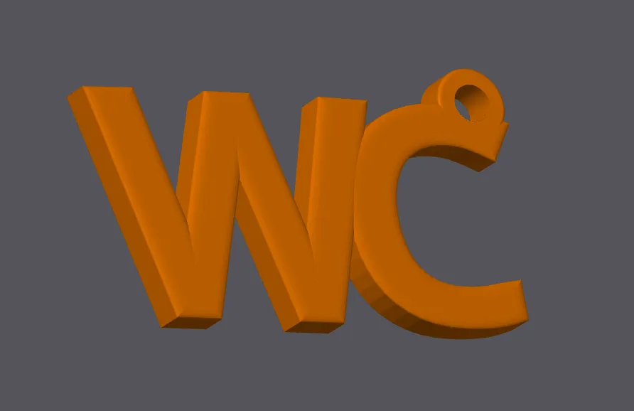 WC Keychain by SPC | Download free STL model | Printables.com