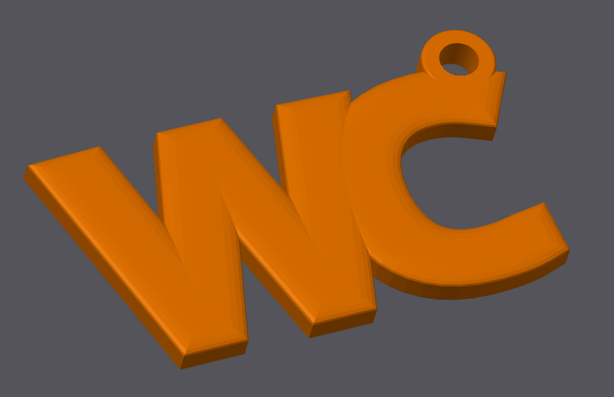 WC Keychain by SPC | Download free STL model | Printables.com