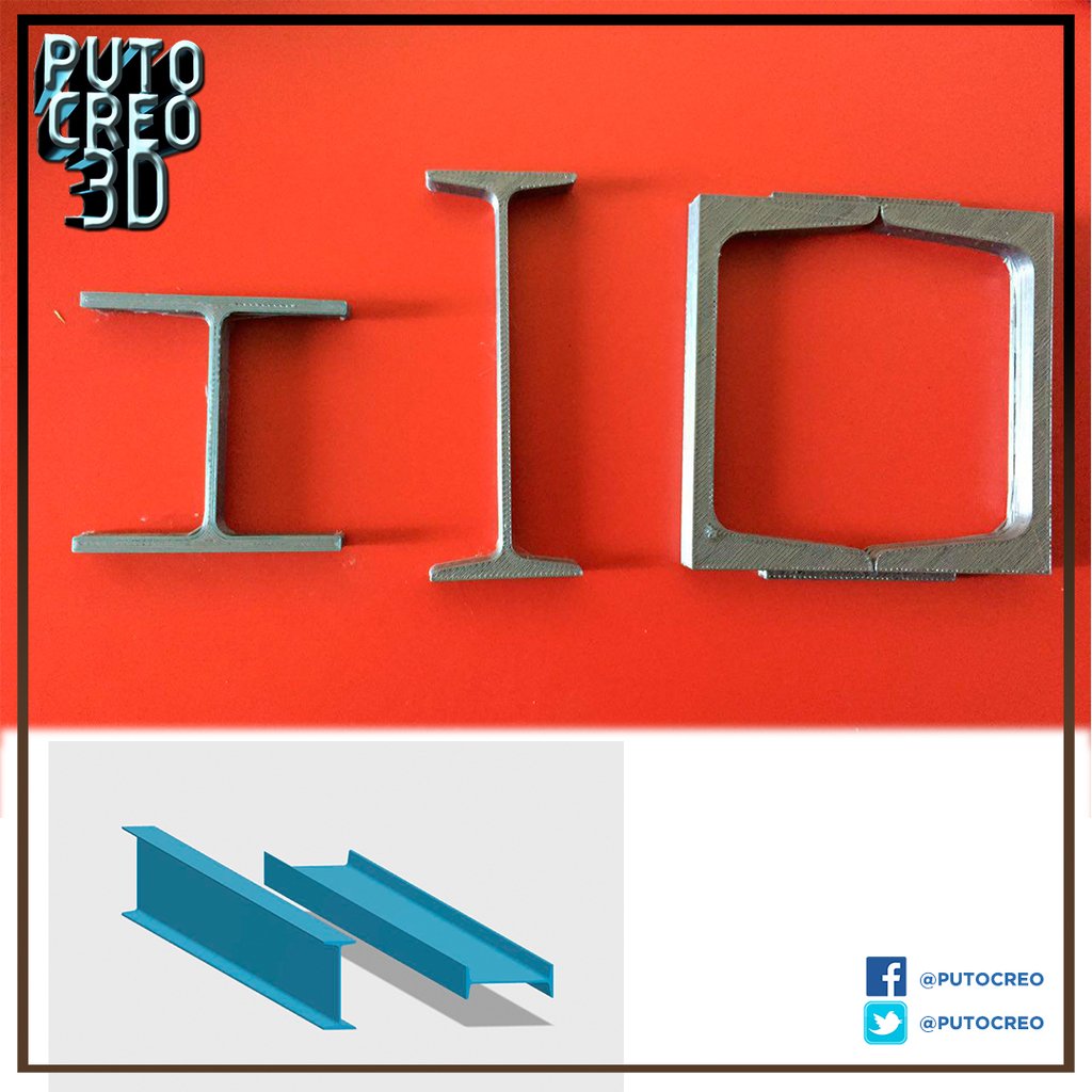 Miniatura 2 do modelo 3D STEEL SECTIONS