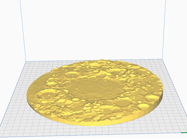 Circle Moon Surface Plate