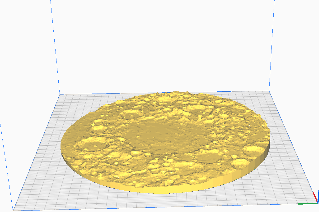Circle Moon Surface Plate