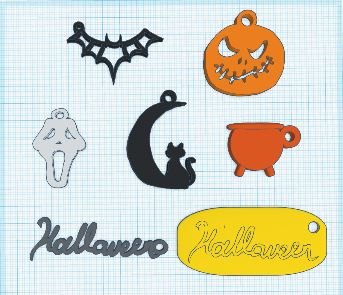 Halloween Keychains
