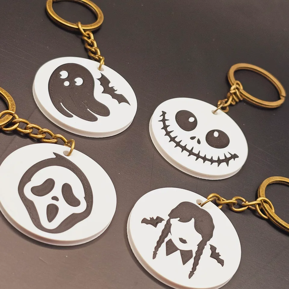 STL file Halloween Keychain Kit 1 🎃・3D print model to download・Cults