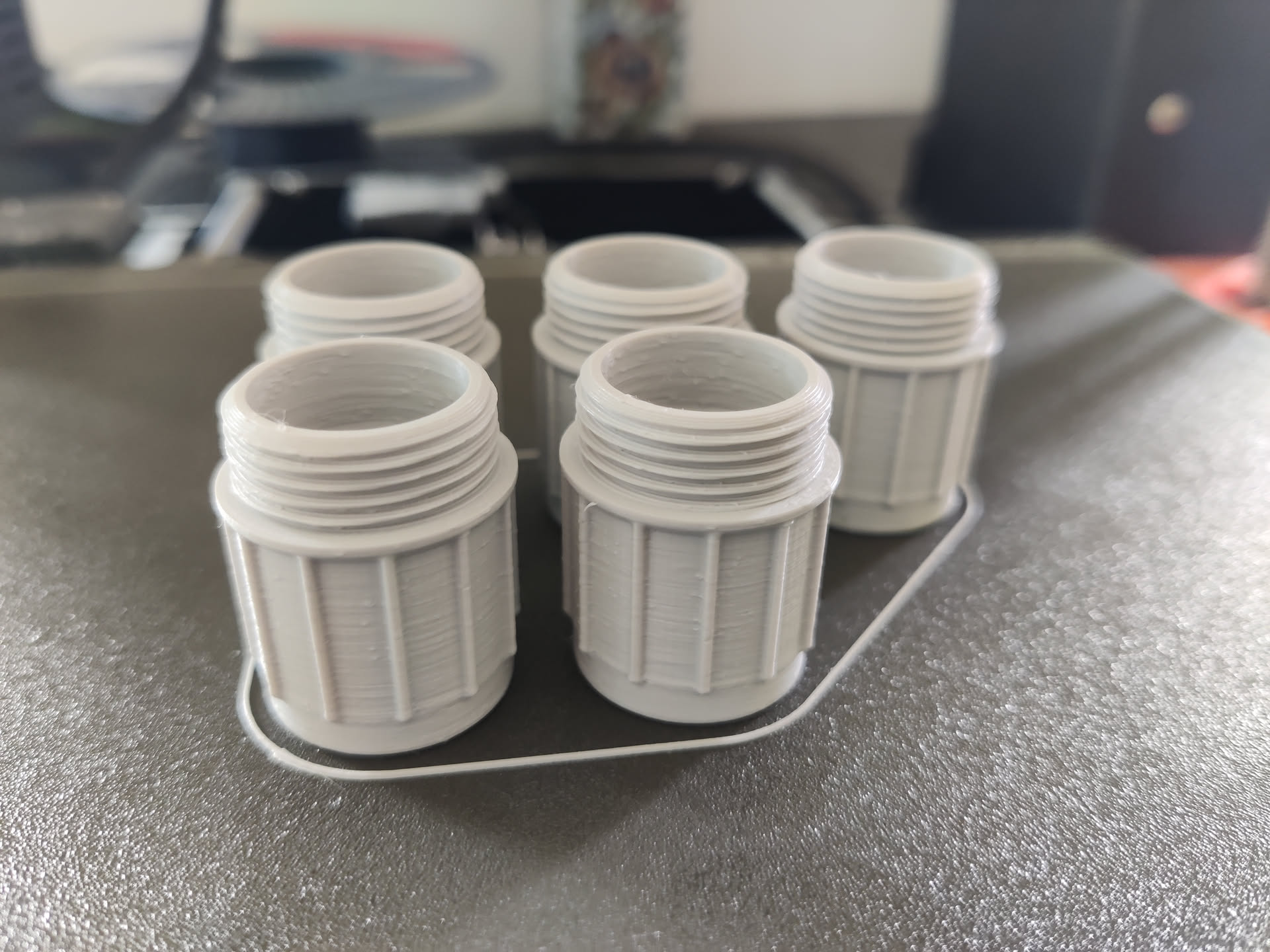 Pipe adapter for eletrical junction box — miniatura 2