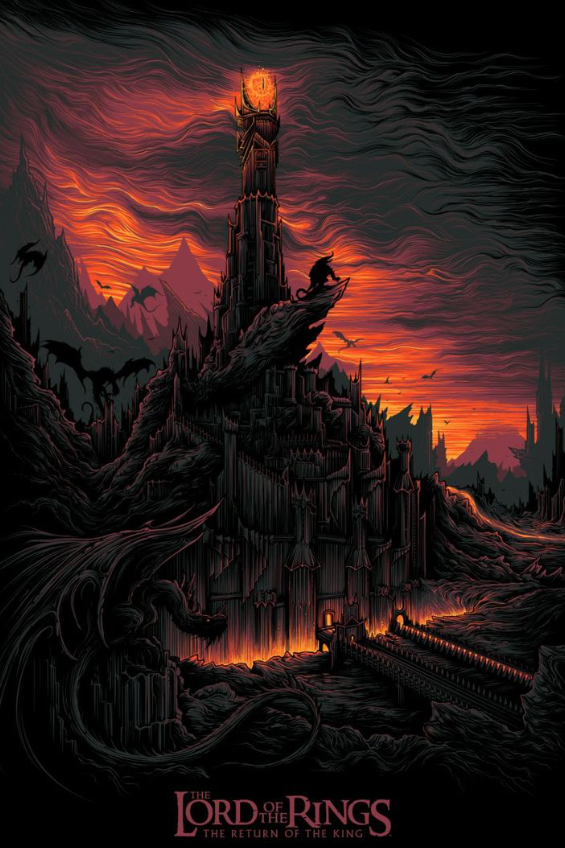 Lord of the Rings Trilogy Poster