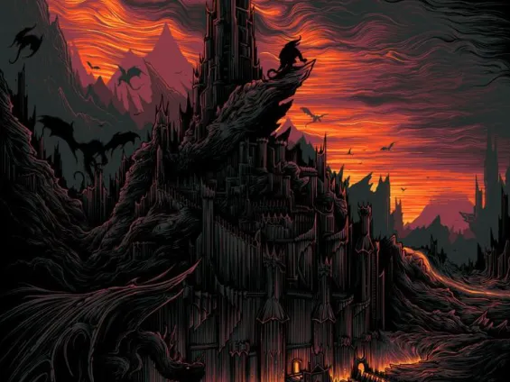 Lord of the Rings Trilogy Poster