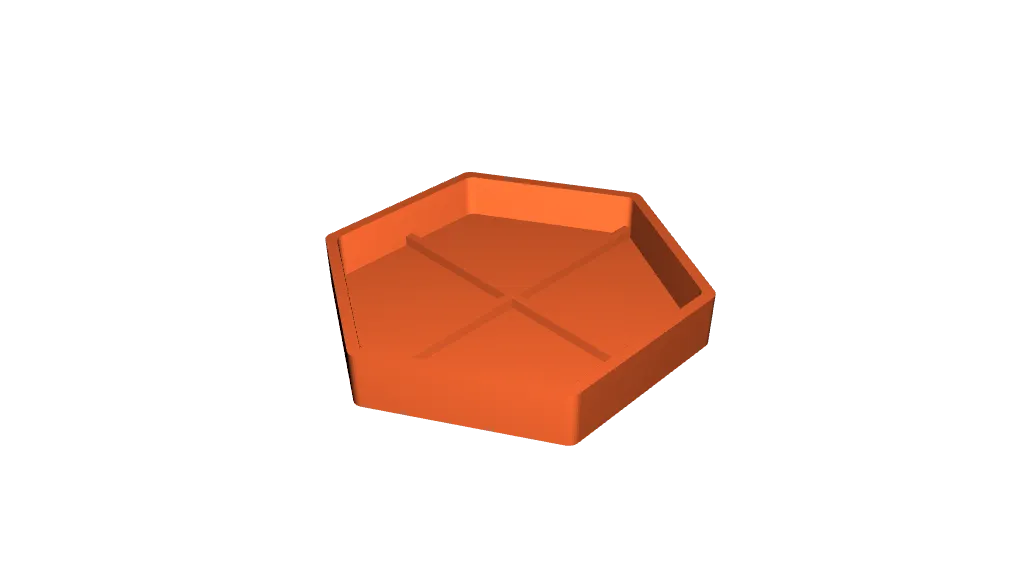 Hexagonal pot base (customizable) by plastic.bad | Download free STL ...