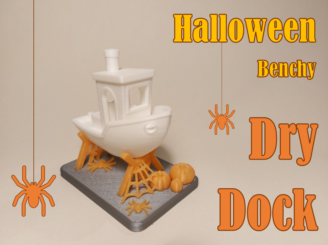 Halloween Benchy Dry Dock
