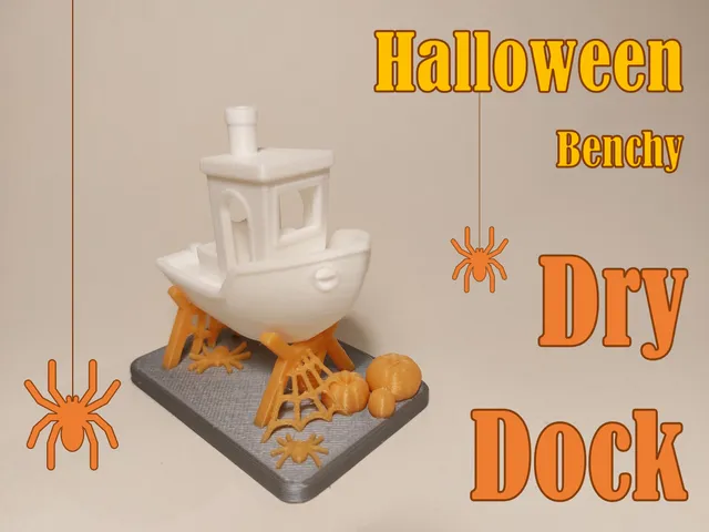 Halloween Benchy Dry Dock