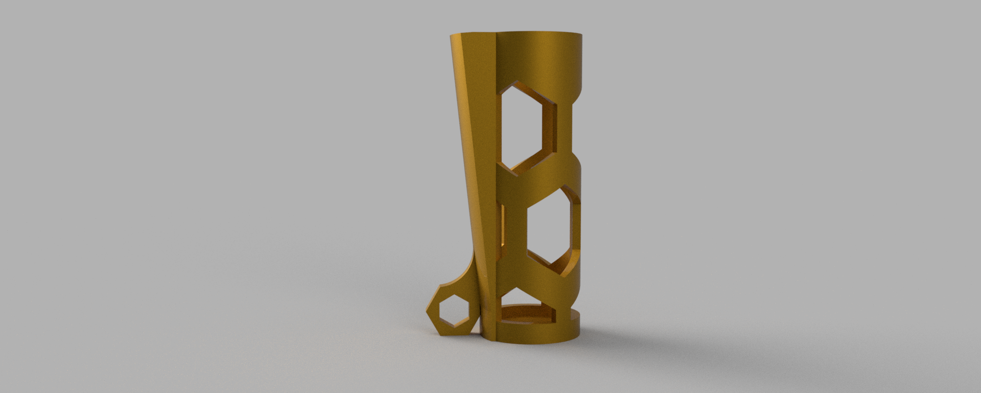 clipper honeycomb keychain