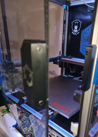 Voron Door Handle - Heatsets+Magnetic closure