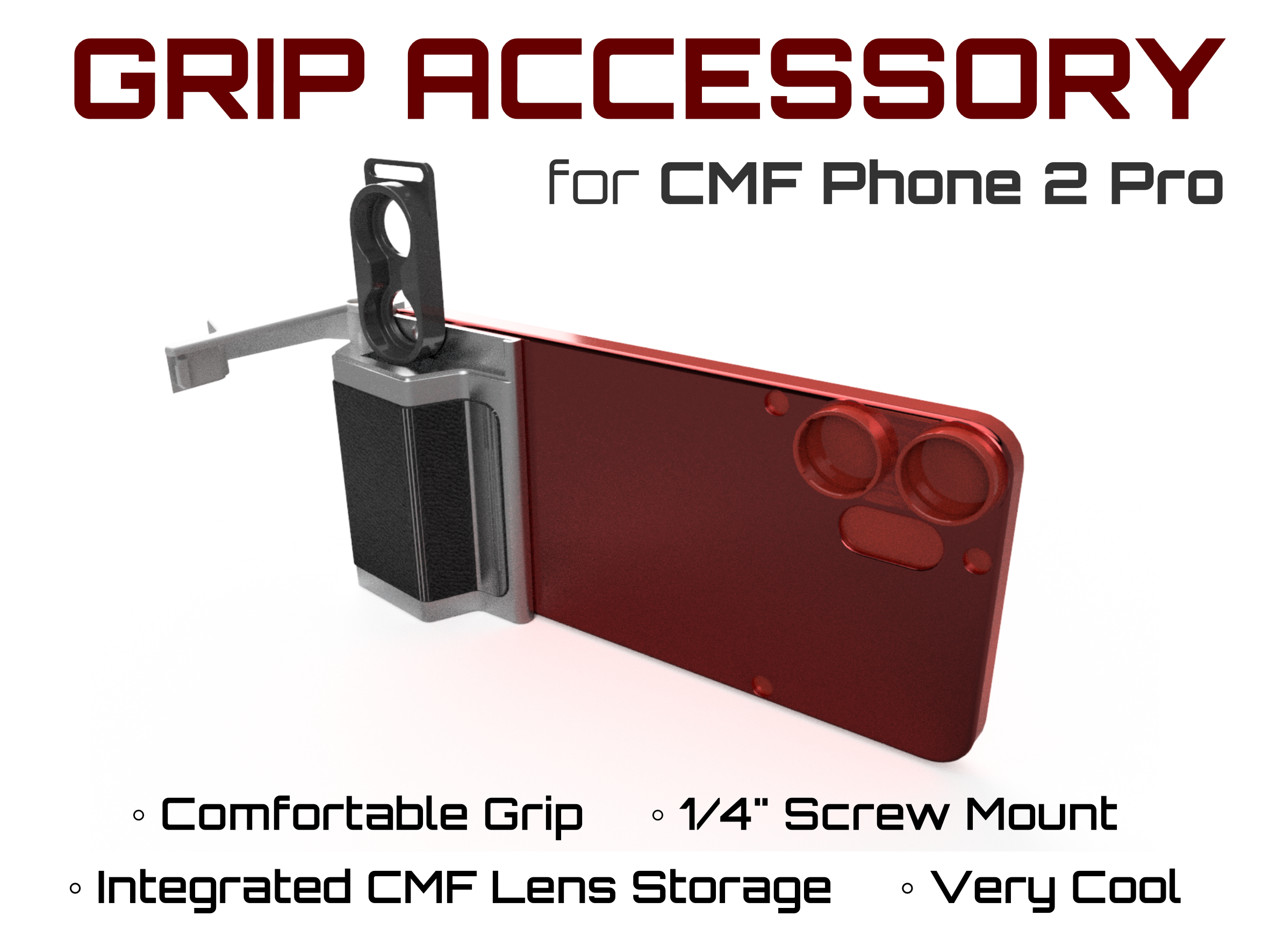 CMF Phone 2 Pro - Camera Grip Accessory