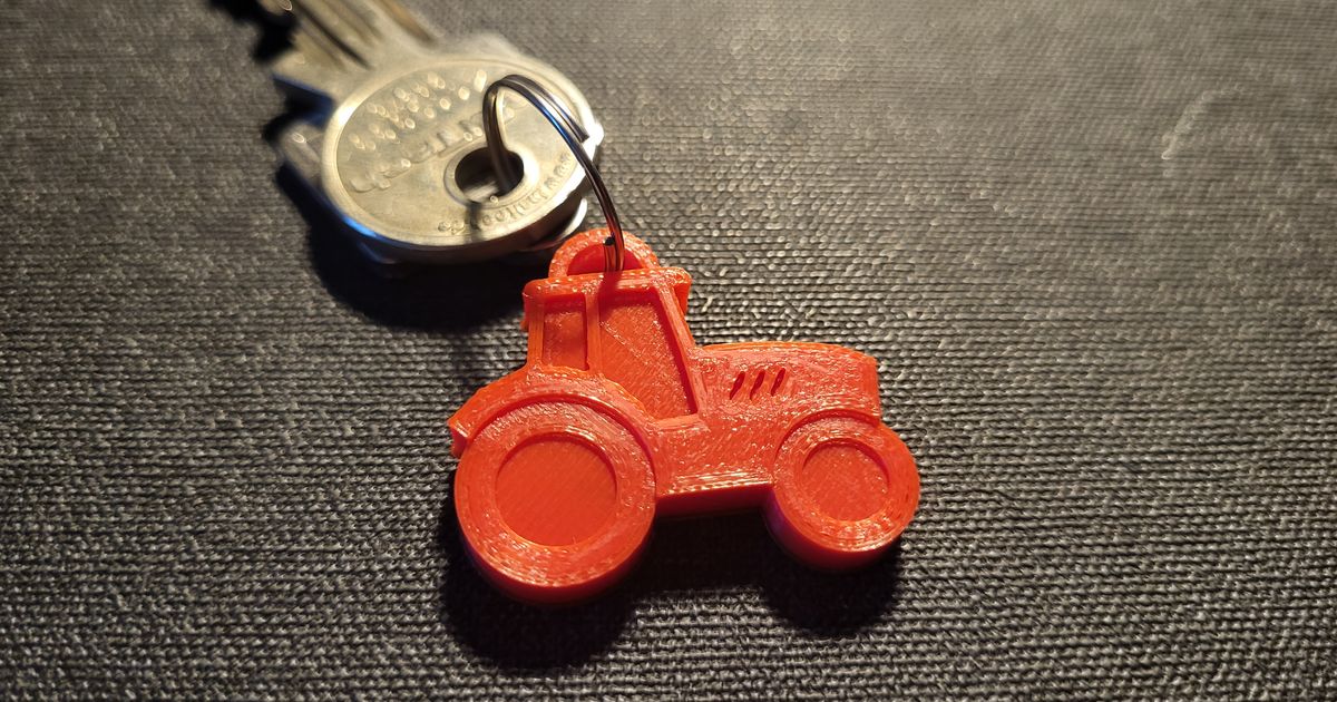Schüsselanhänger Trecker (Keychain tractor) by Revenger Download free