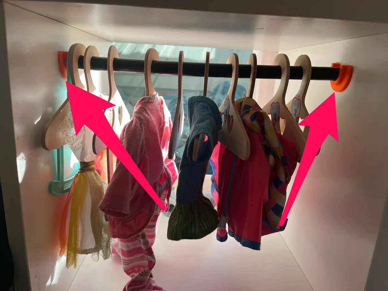 Kallax discount clothes rail