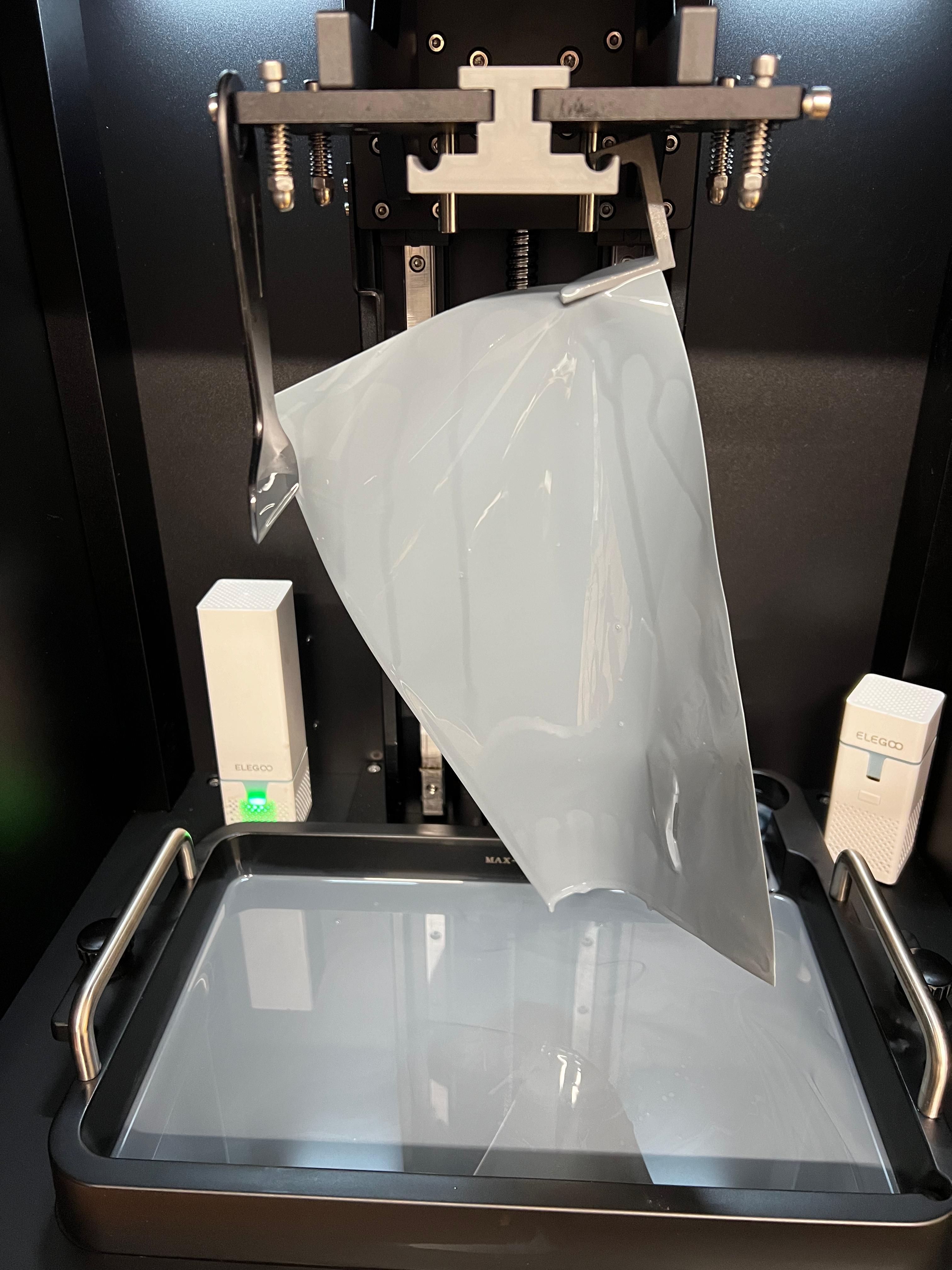 Abziehhilfe für Elegoo Jupiter Resindrucker