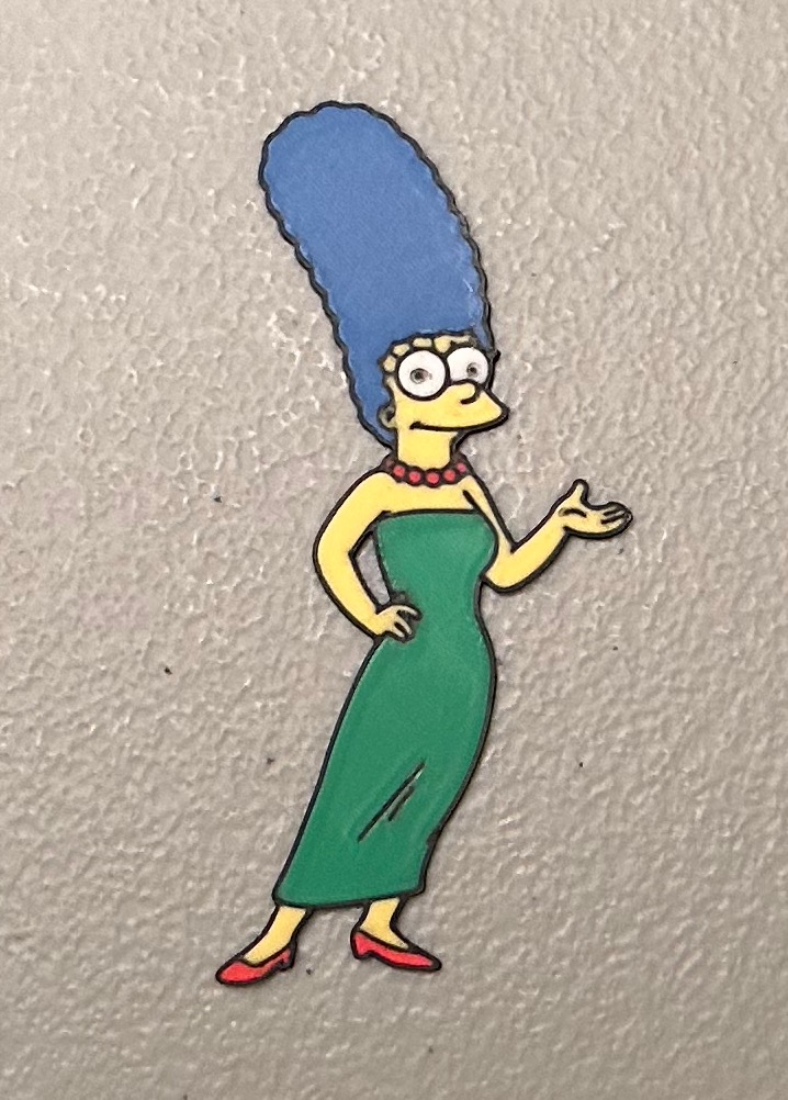 Multicolor Marge Simpson Magnet