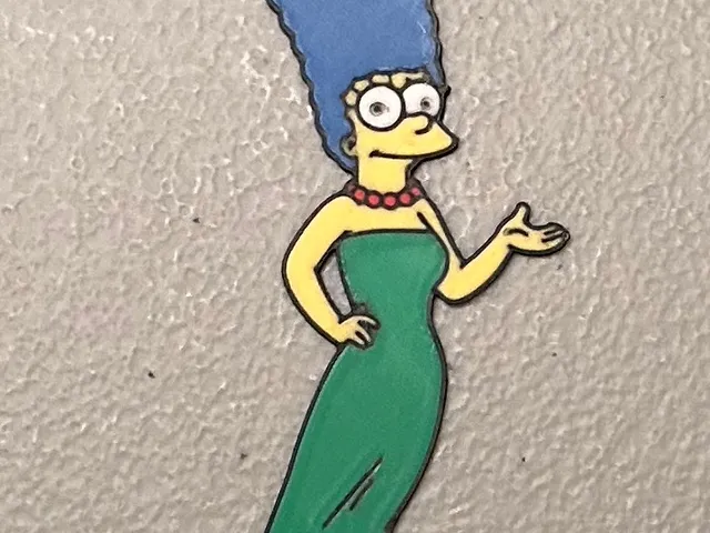 Multicolor Marge Simpson Magnet