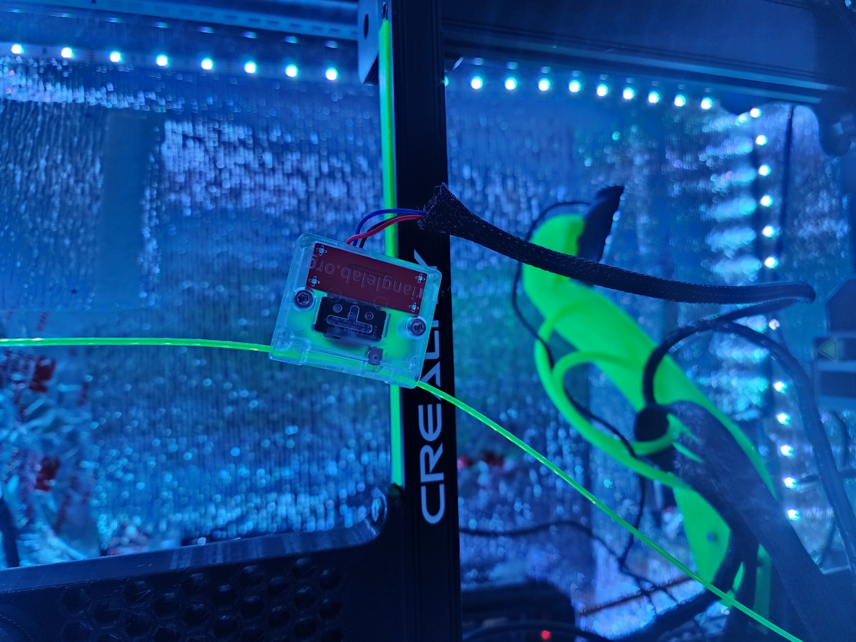 Gantry Mount for TriangleLab Filament sensor