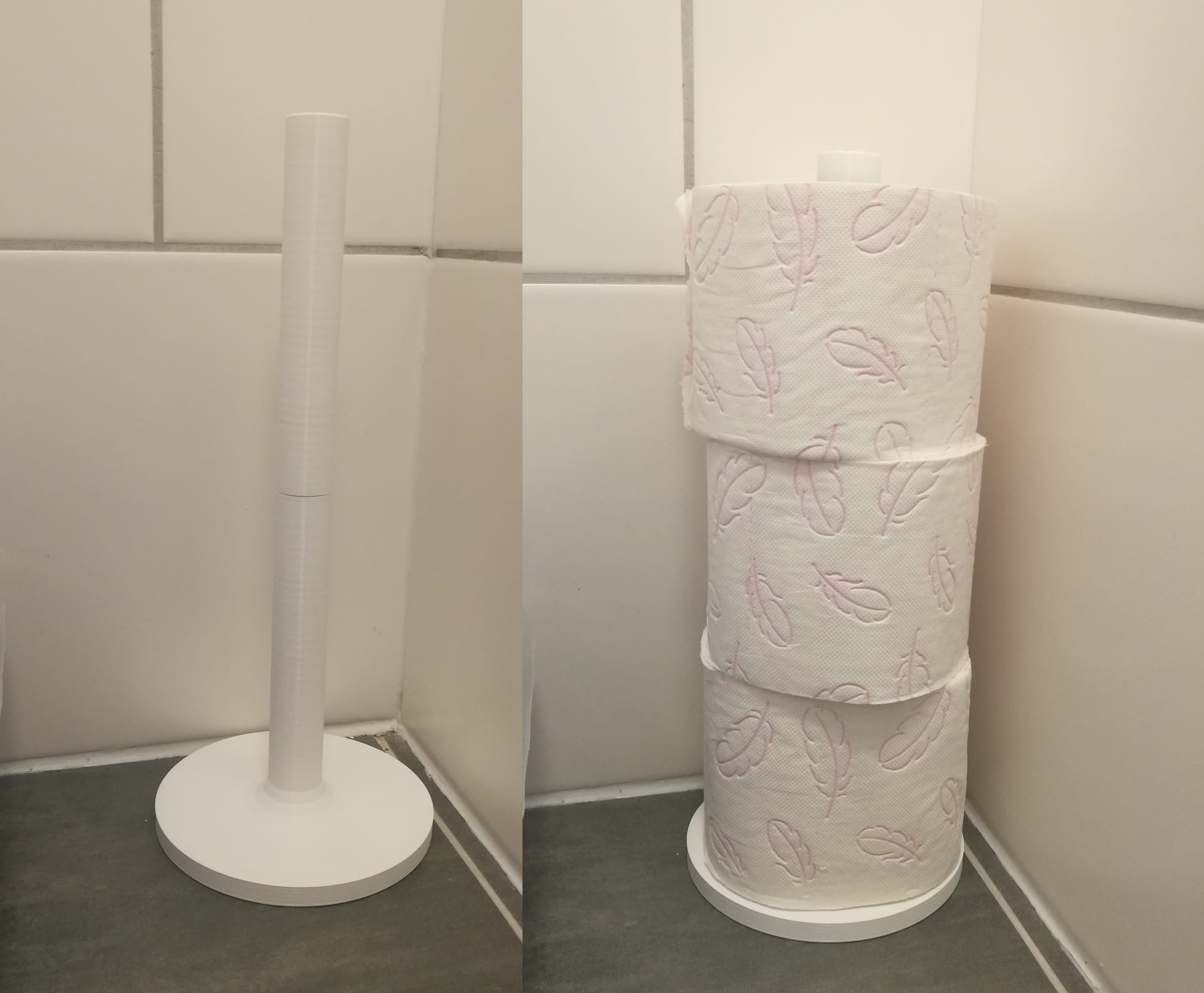 Toilet paper roll holder