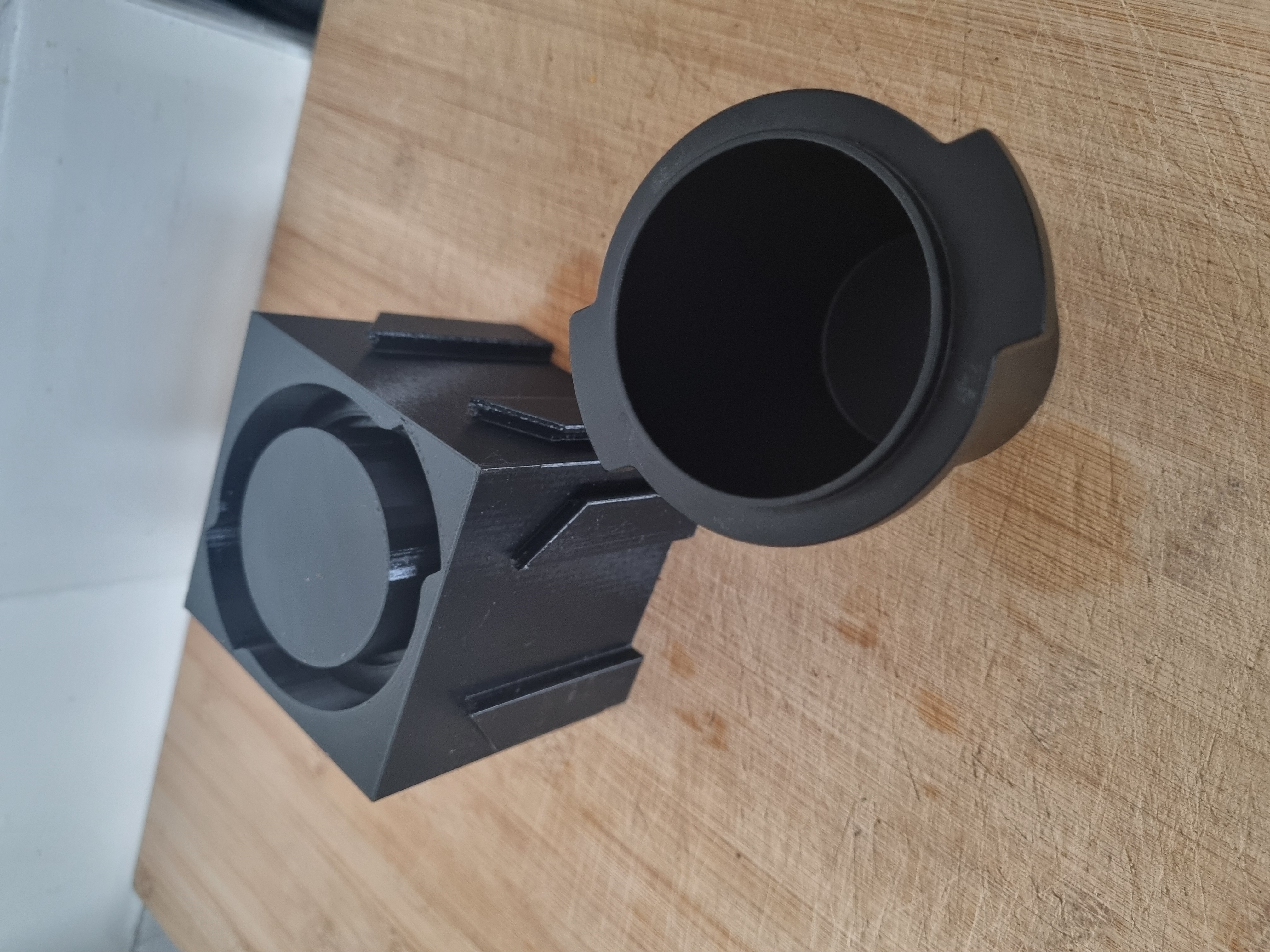 Coffee Blocks: DF64 dosing cup block 3D model thumbnail