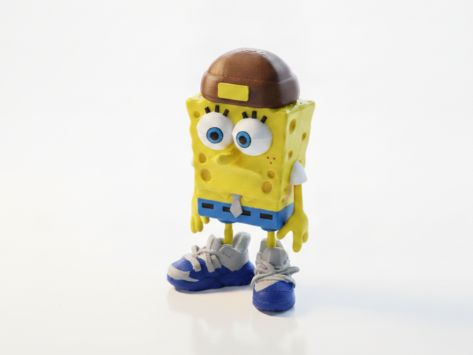 Cool SpongeBob Figurine Cartoon Character 3D Printable