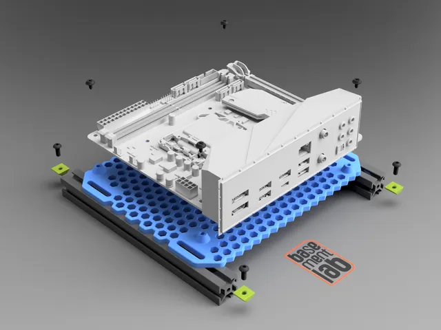 Mini-ITX Motherboard Stand HoneyComb Design - Supporto scheda madre Mini-ITX a nido d'ape