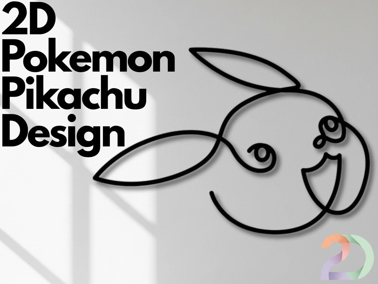 2D Pokemon Pikachu Design