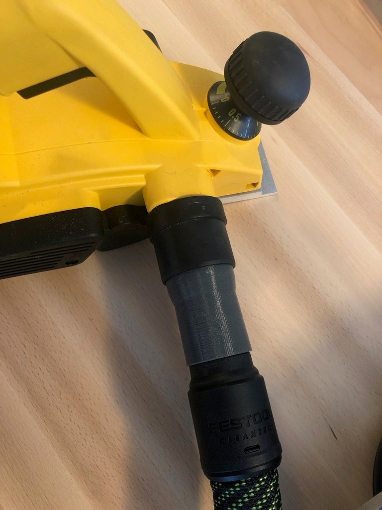 Dewalt Plane to Festool Cleantec Extract Adapter