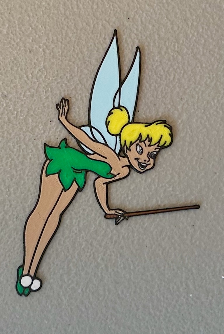 Multicolor Tinker Bell Magnet