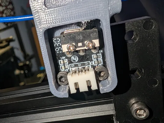 Filament runout sensor with Ender 3 endstop switch - bearing replacement