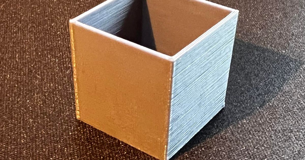 20mm calibration cube by Danneman Download free STL model