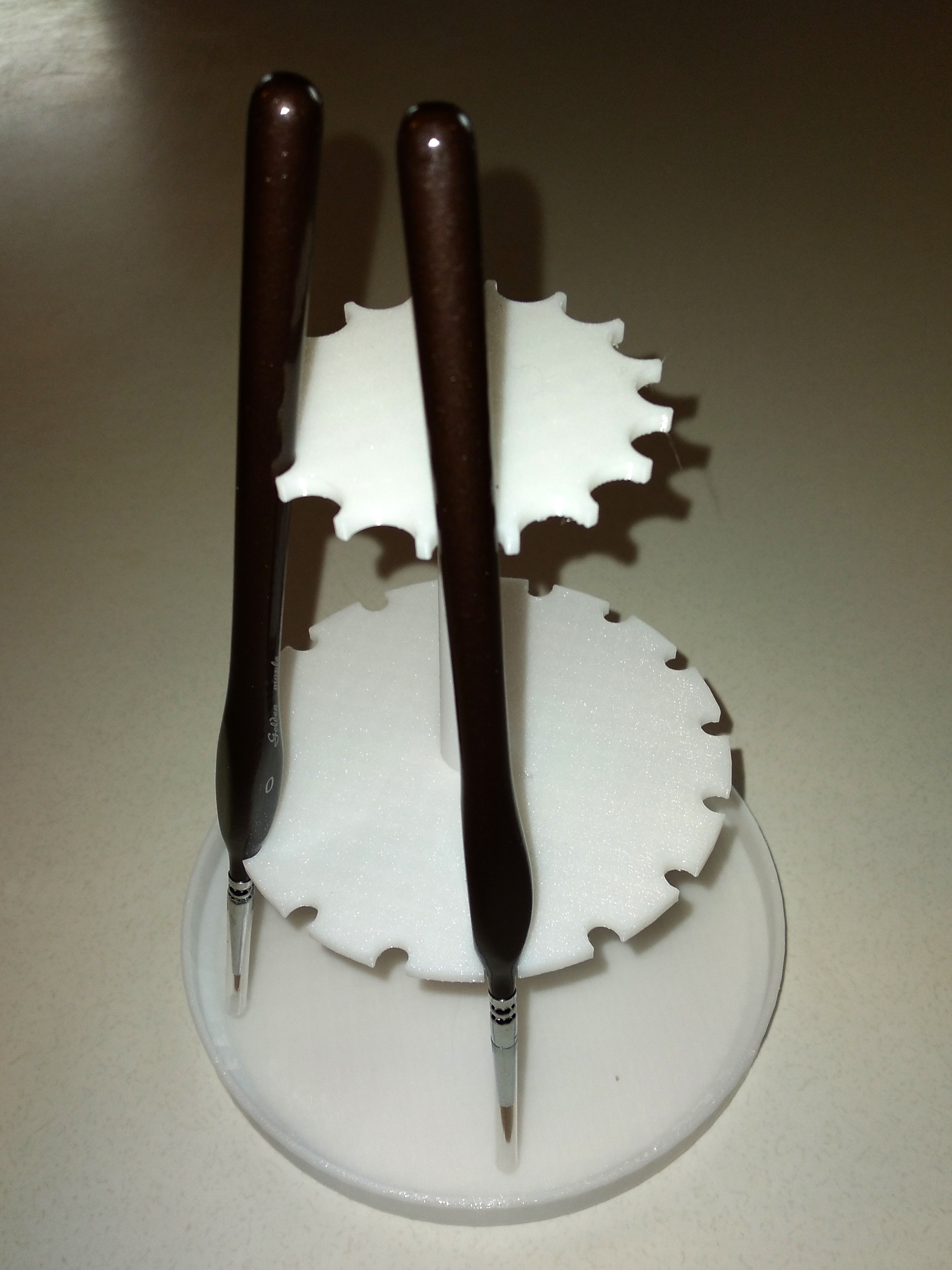 Paint Brush Holder by MadP 3D Download free STL model