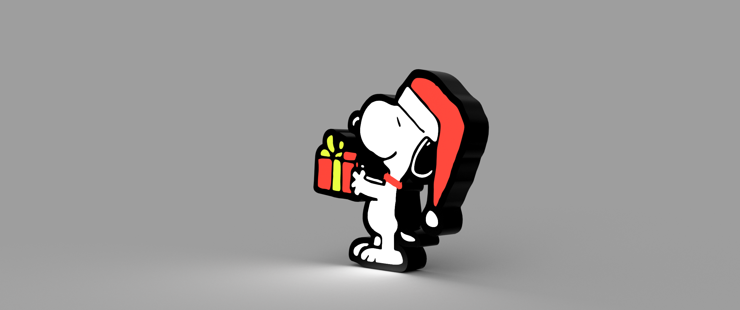 Snoopy Christmas Light Box