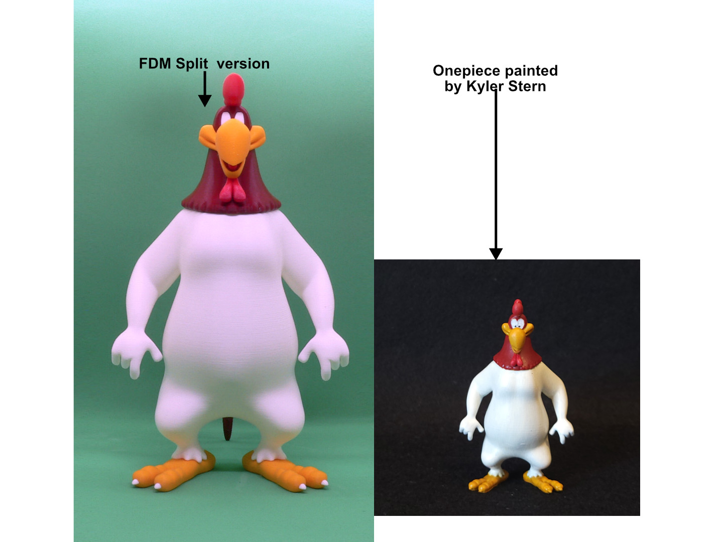 Foghorn Leghorn - Onepiece by reddadsteve | Download free STL model ...