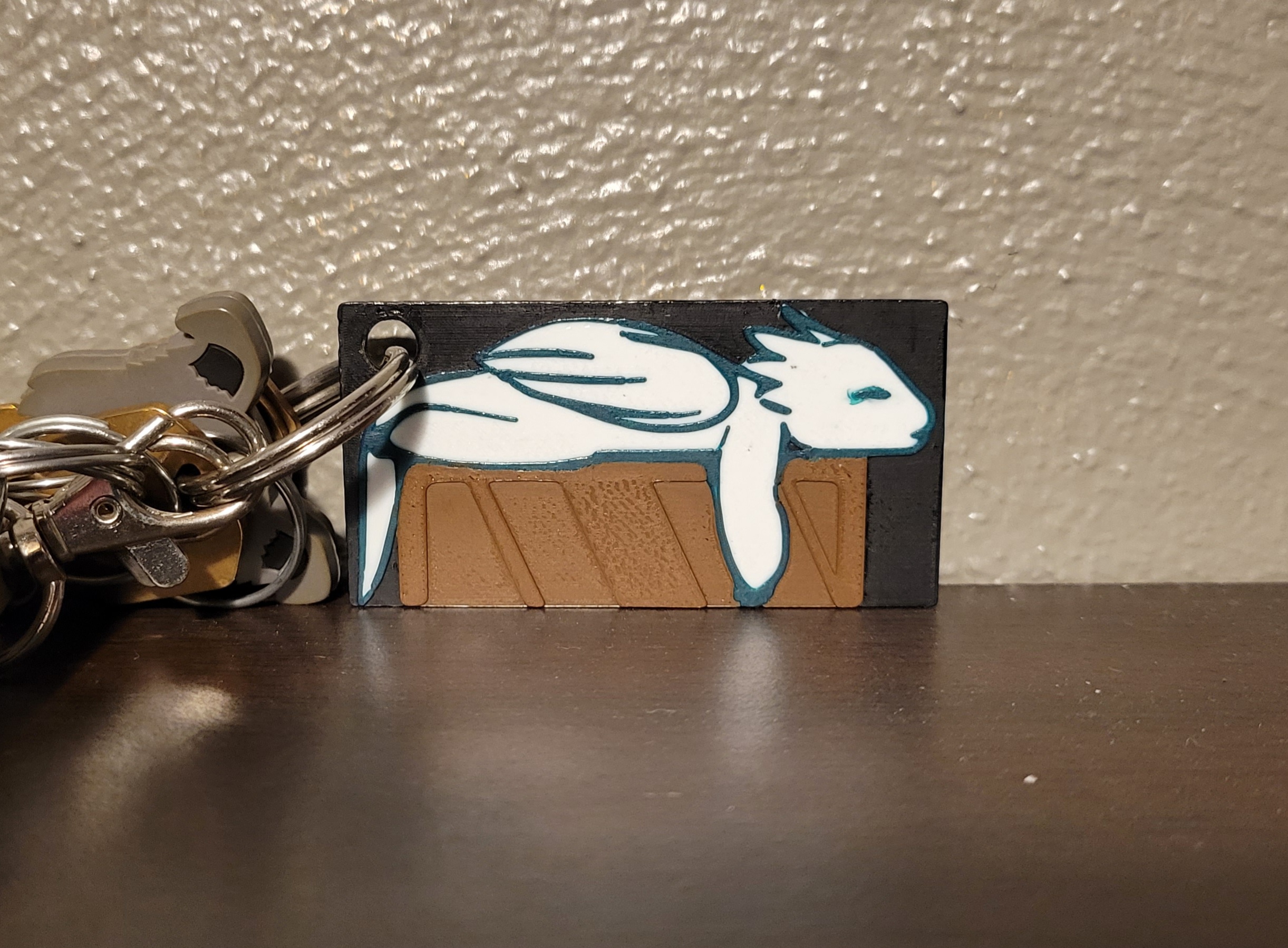 Sleeping Dragon Keytag