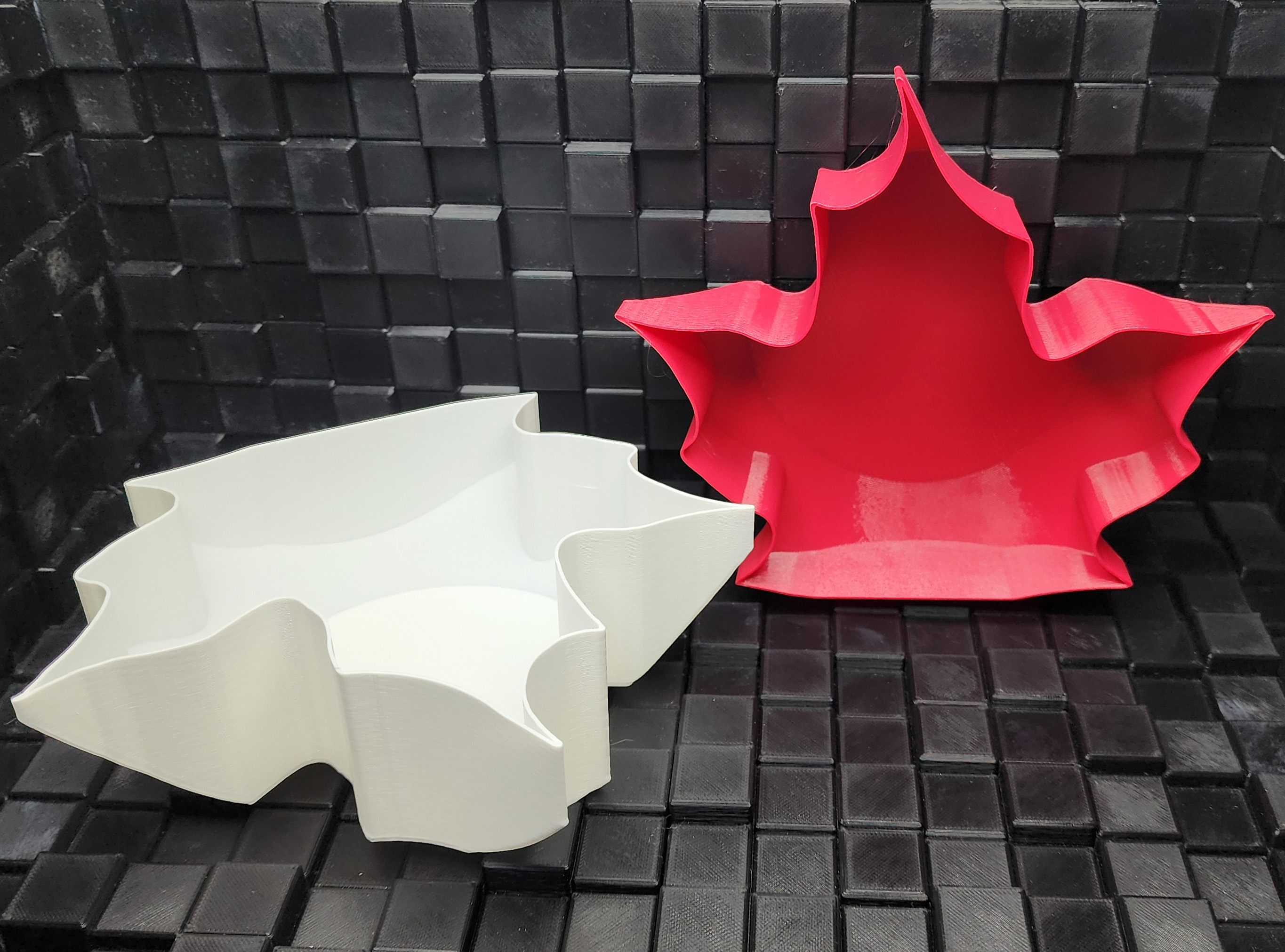 Natural Maple Leaf Bowl - Vase Mode