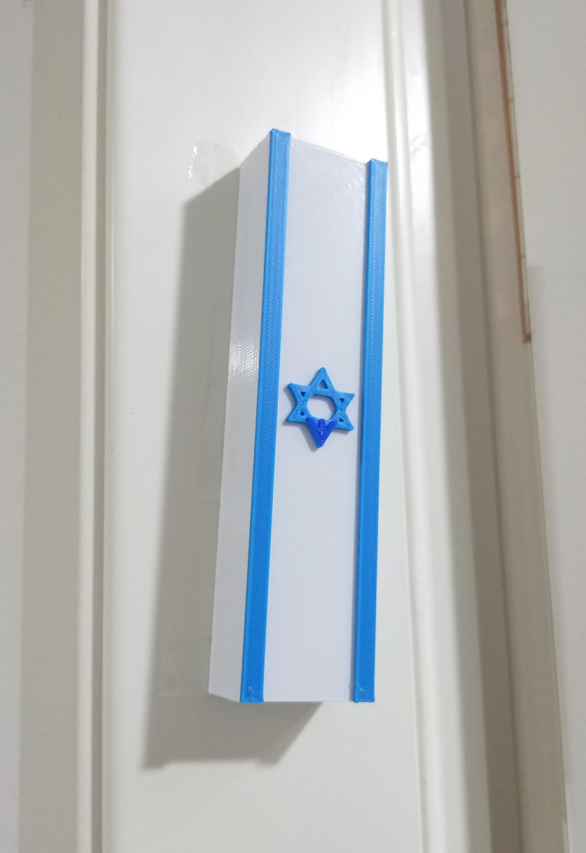 Israel flag mezuzah by reut moses | Download free STL model ...