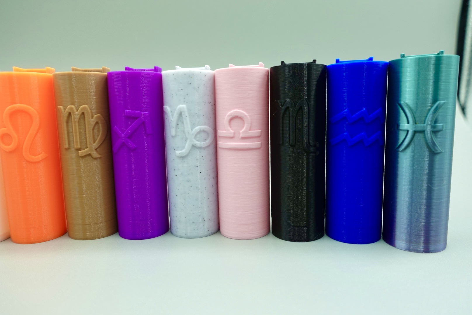 Zodiac Sign Clipper Lighter Cases + Keychains by MysticMesh3D