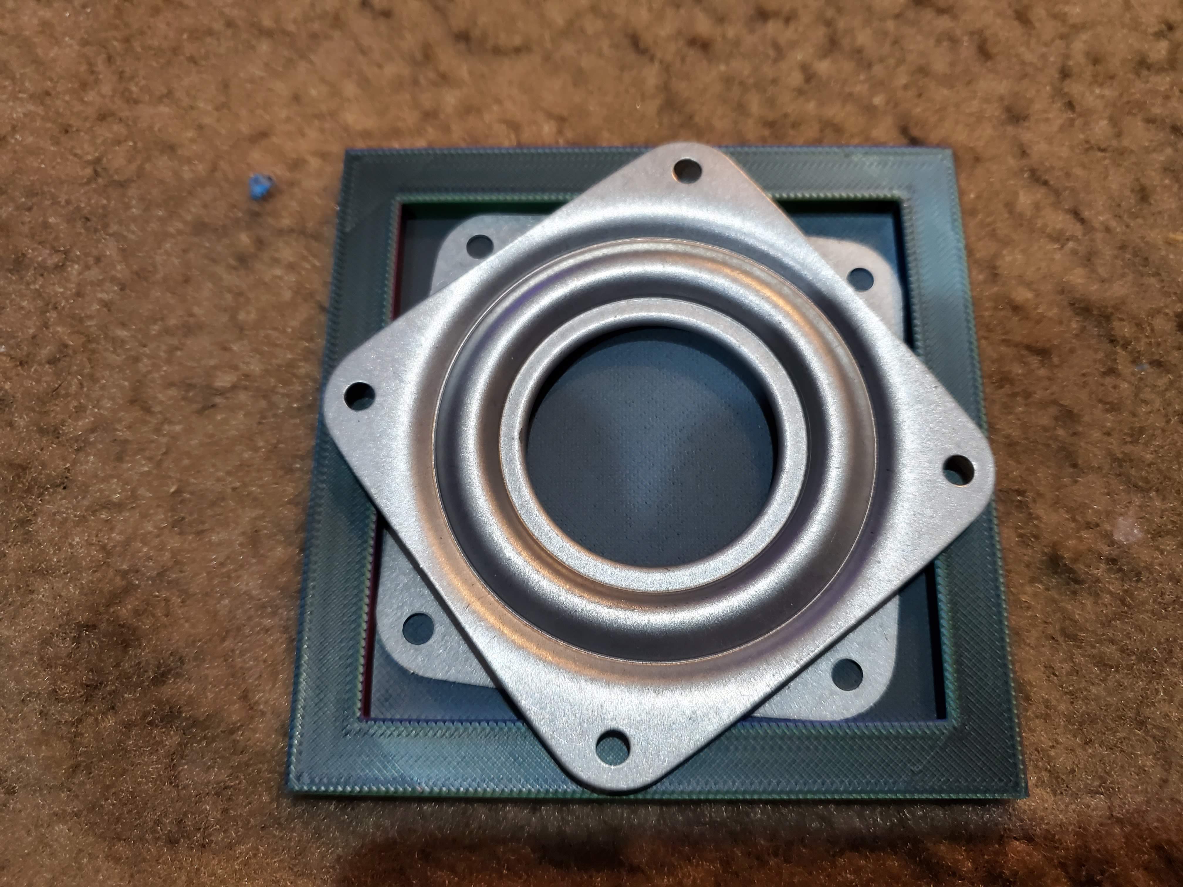 Pegboard Display Tower with Lazy Susan by Corpulent Download free STL