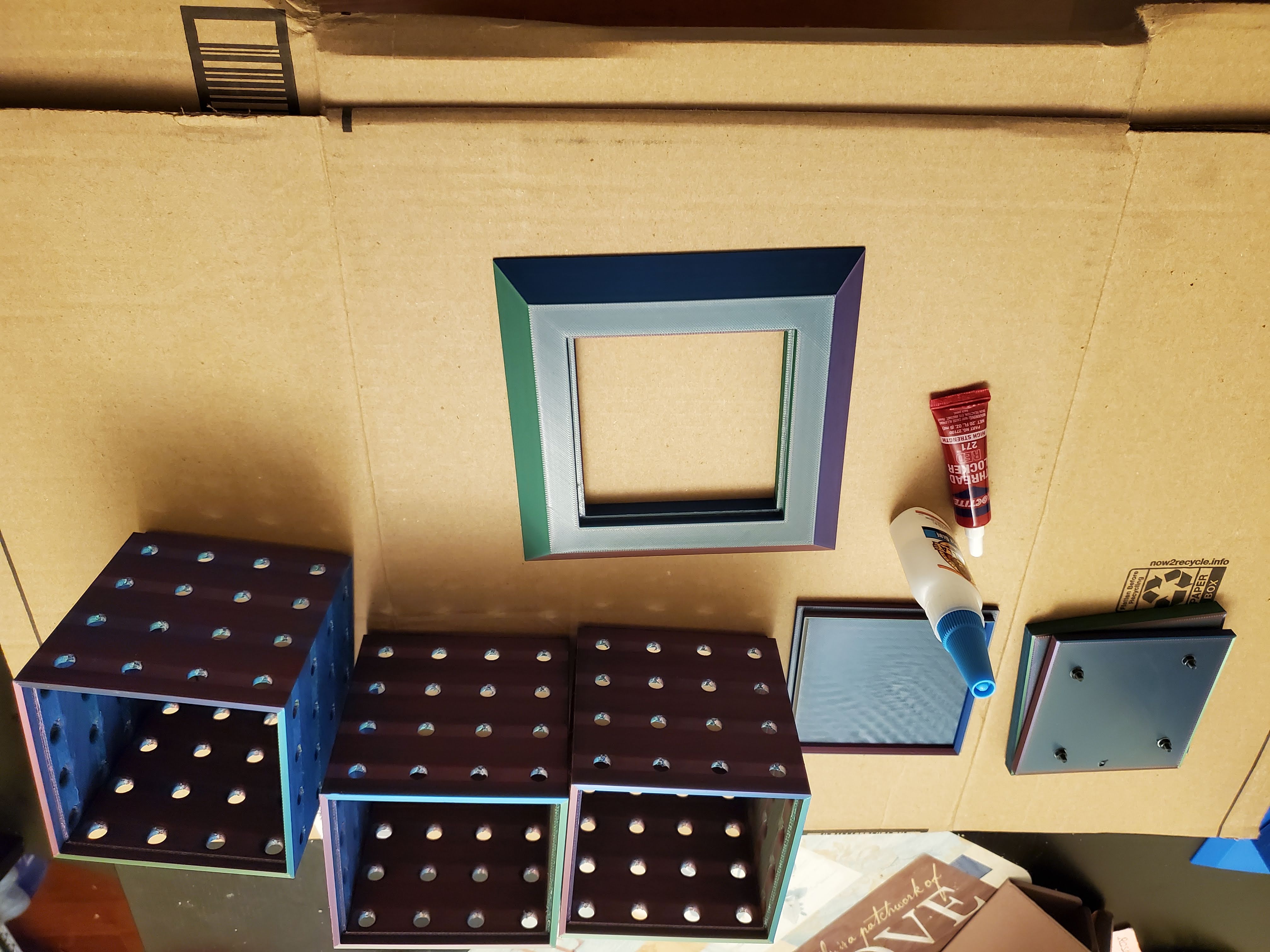 Pegboard Display Tower with Lazy Susan by Corpulent Download free STL