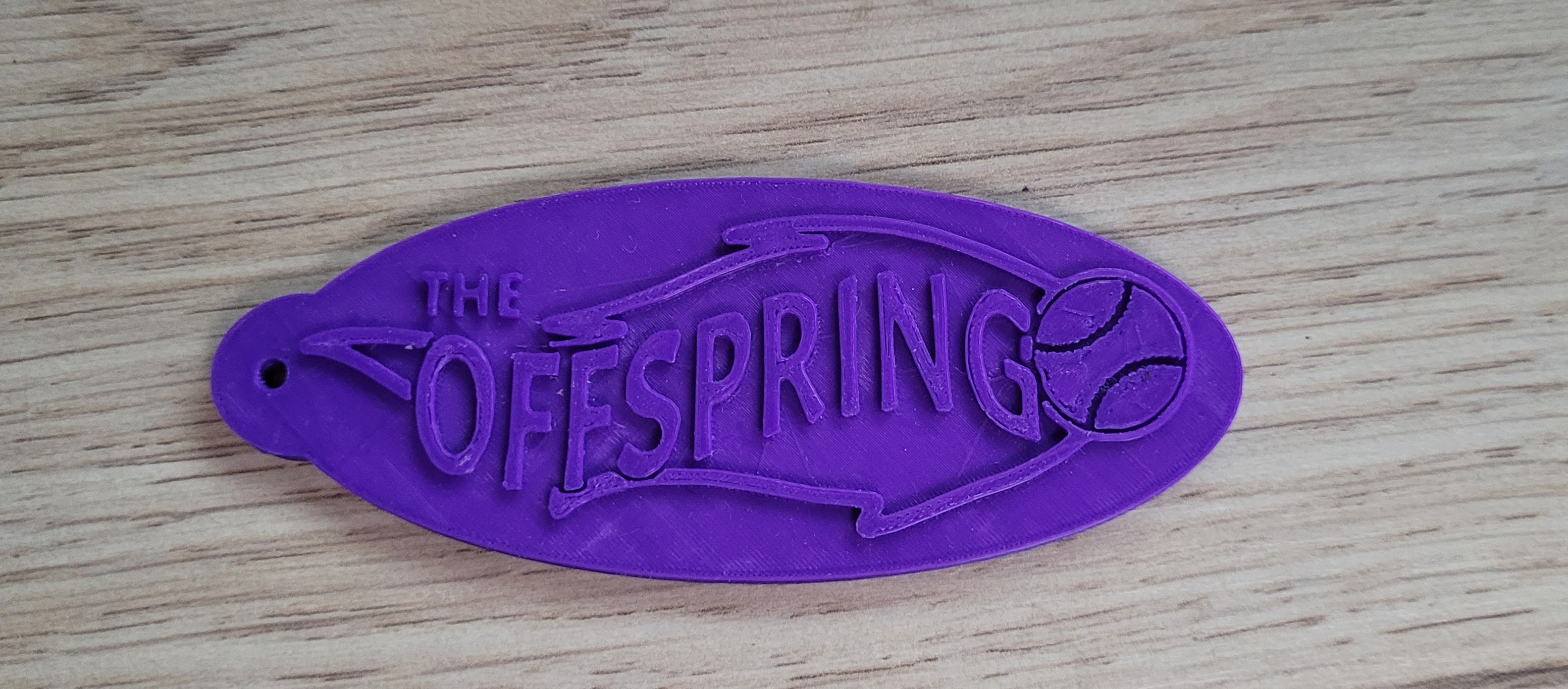 Softball Team: The Offspring - Keychain Tag