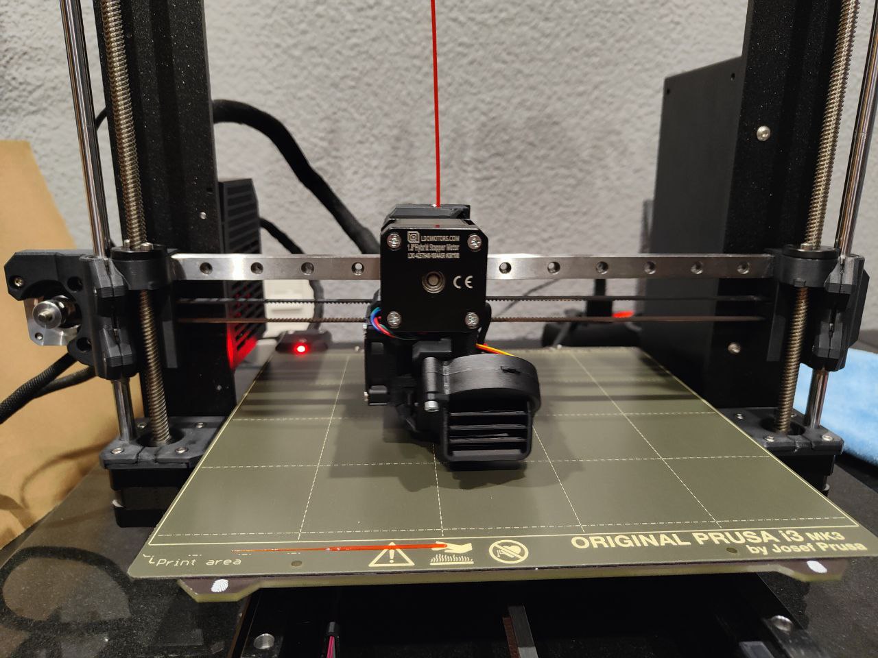 Prusa MK3s+ Lineal Rails X axis (Bear Project and CM3D remixed)