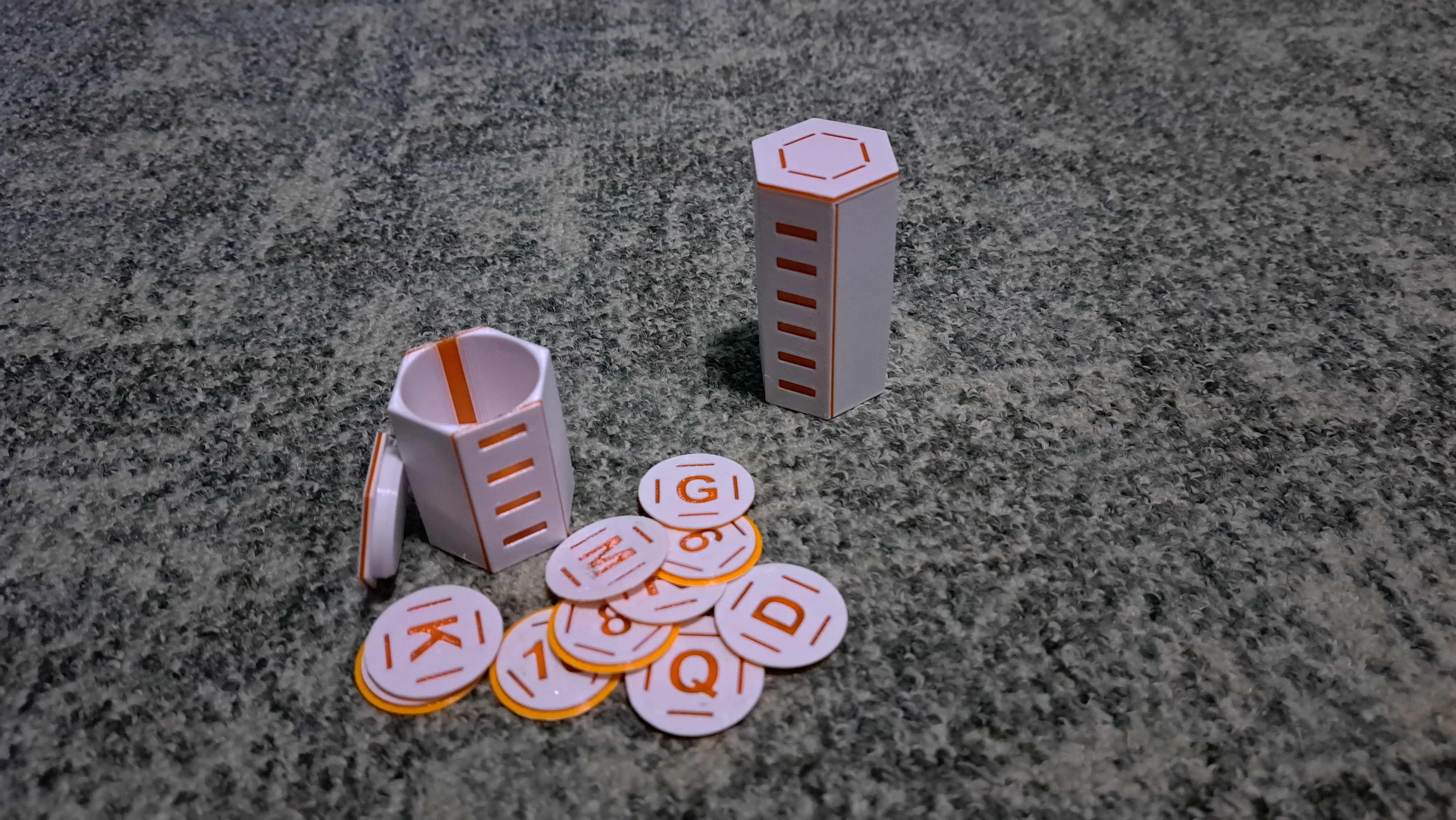 | Catan | Number Chits Container - base game